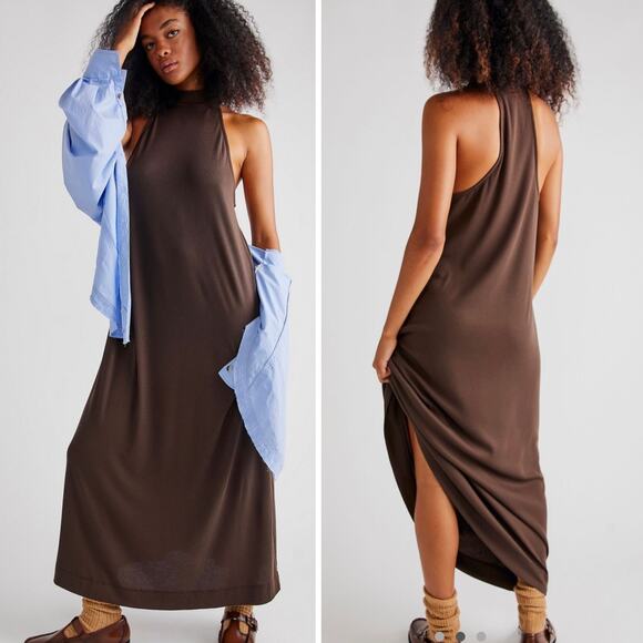 Free People Dresses & Skirts - Free People Salina Maxi In Dark Brown